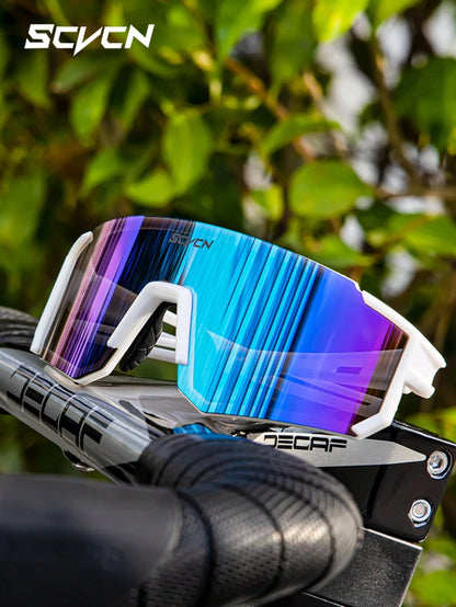 SCVCN Cycling Sports Glasses, Classic Design For Men And Women, Mountain Bike Road Bike Racing Glasses, Outdoor Golf Fishing Climbing Hiking Vacation Camping Accessories