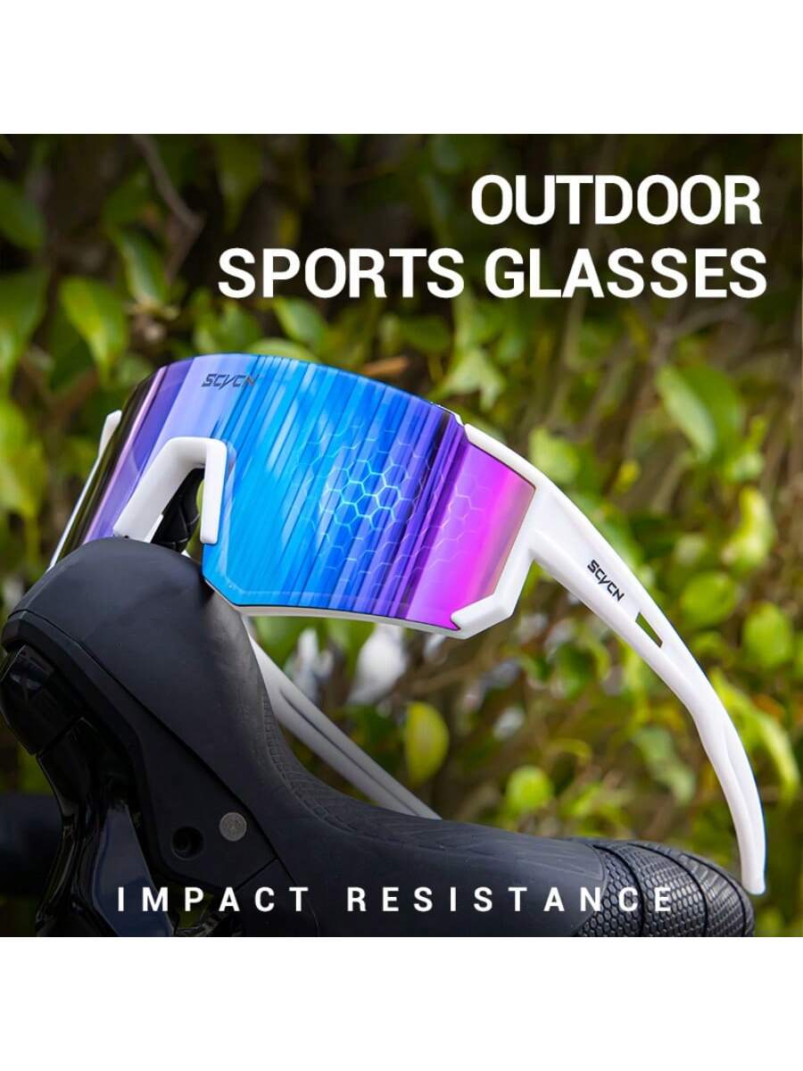 SCVCN Cycling Sports Glasses, Classic Design For Men And Women, Mountain Bike Road Bike Racing Glasses, Outdoor Golf Fishing Climbing Hiking Vacation Camping Accessories