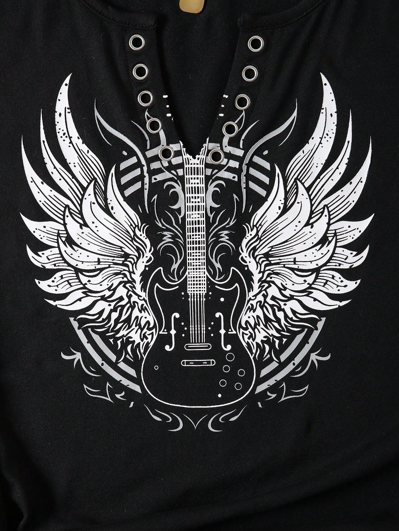 Selamara Women'S Sleeveless Tank Top For Summer With Angel Wings & Guitar Print Graphic Tees Women Tops