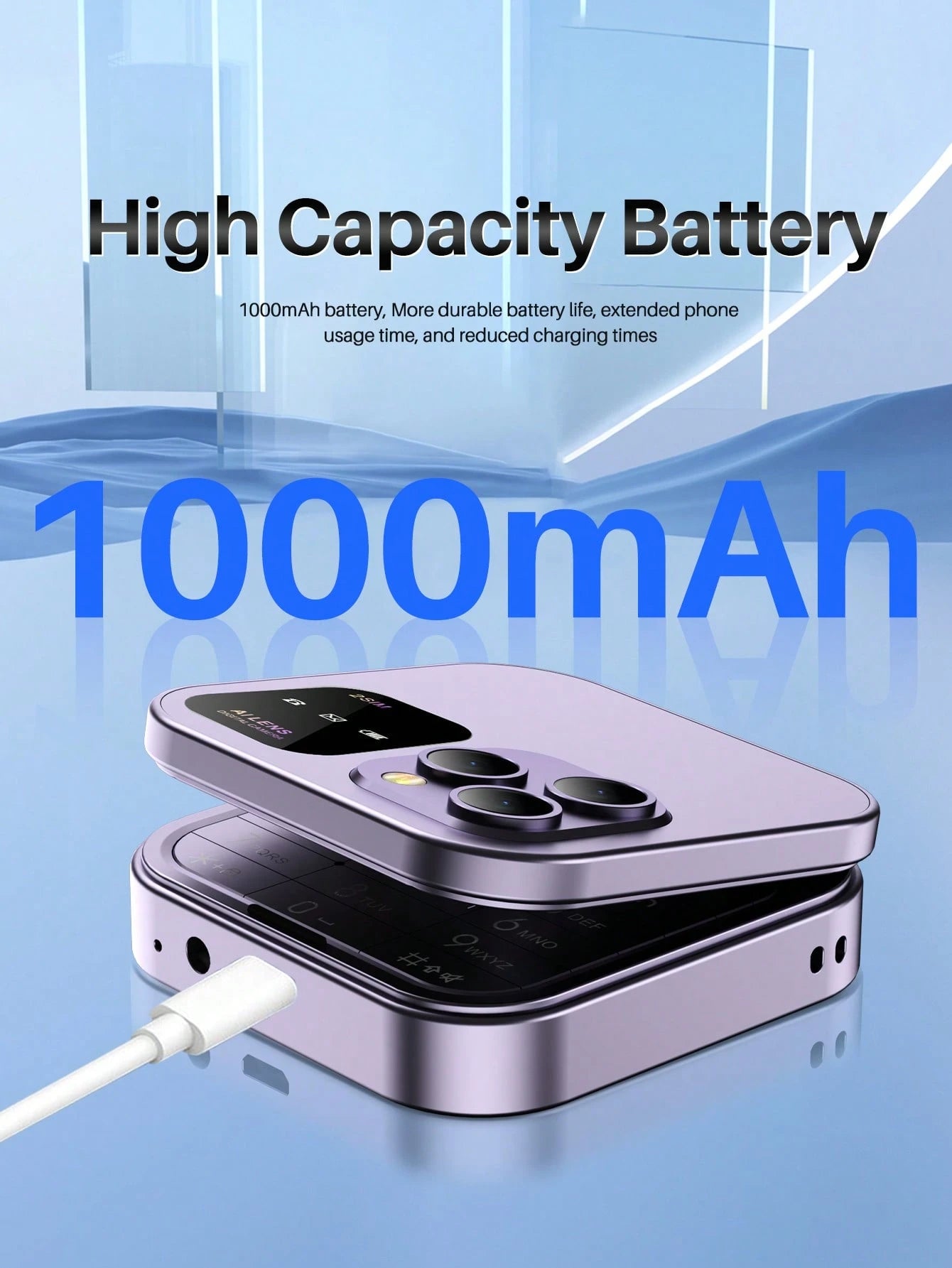 SERVO I16 Pro Mini Folding Phone 2G GSM Dual SIM Quick Dial Video Player 3.5mm Earphone Jack FM Flip Phone