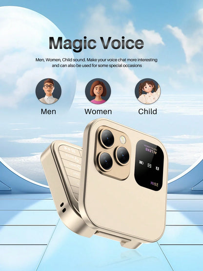SERVO I16 Pro Mini Folding Phone 2G GSM Dual SIM Quick Dial Video Player 3.5mm Earphone Jack FM Flip Phone