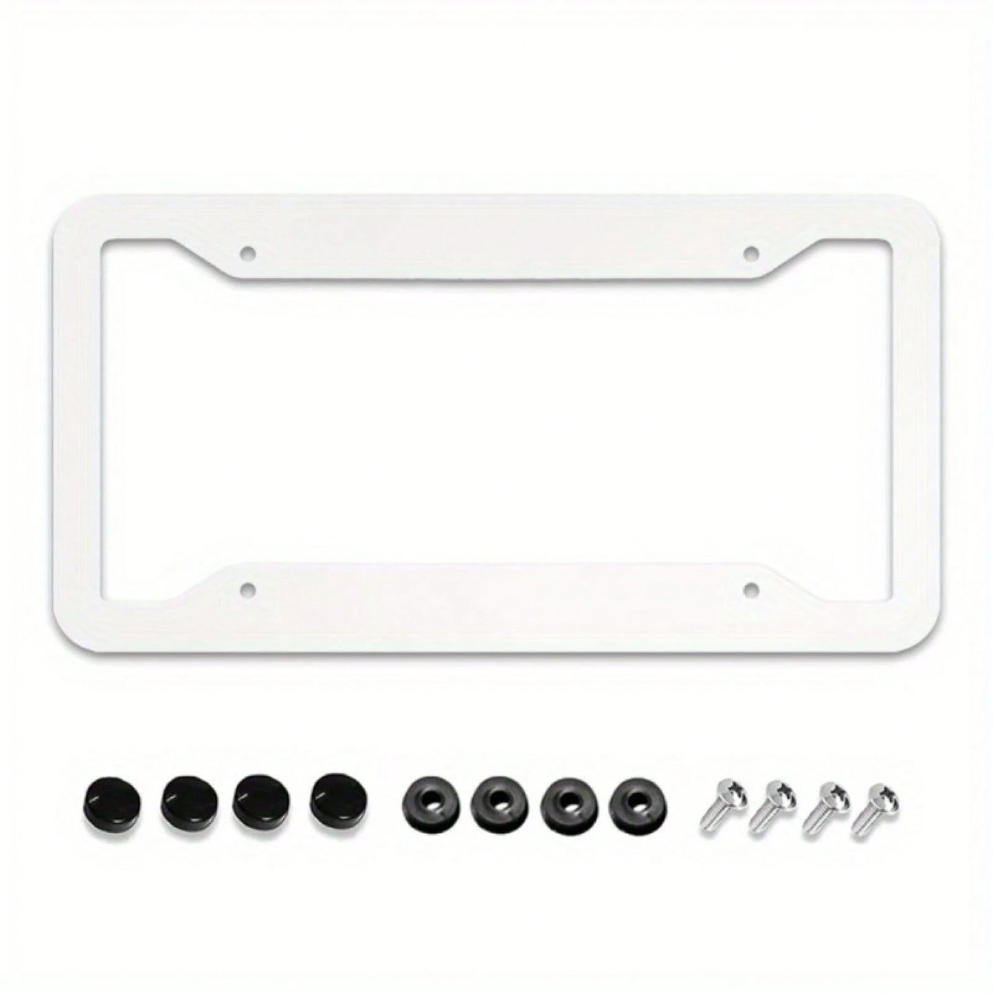 Set Of 2 Blue Butterfly-Themed License Plate Frames For Cars, Featuring A Unique Design And Including Bolts And Washer Caps, Suitable For US Vehicles With 4 Holes