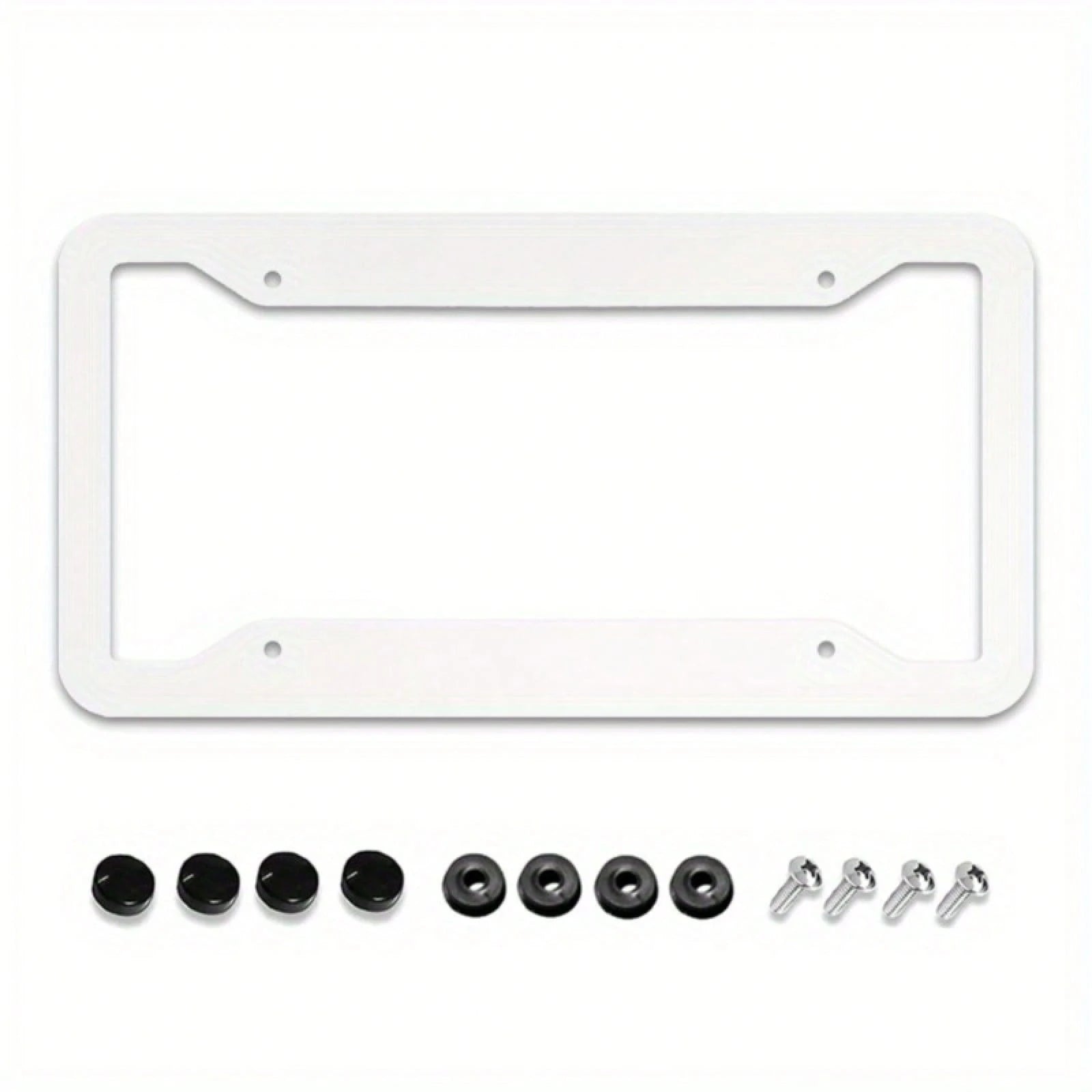 Set Of 2 Blue Butterfly-Themed License Plate Frames For Cars, Featuring A Unique Design And Including Bolts And Washer Caps, Suitable For US Vehicles With 4 Holes
