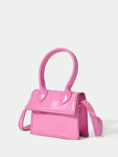SHECARRY Mini Top Handle Satchel Bag