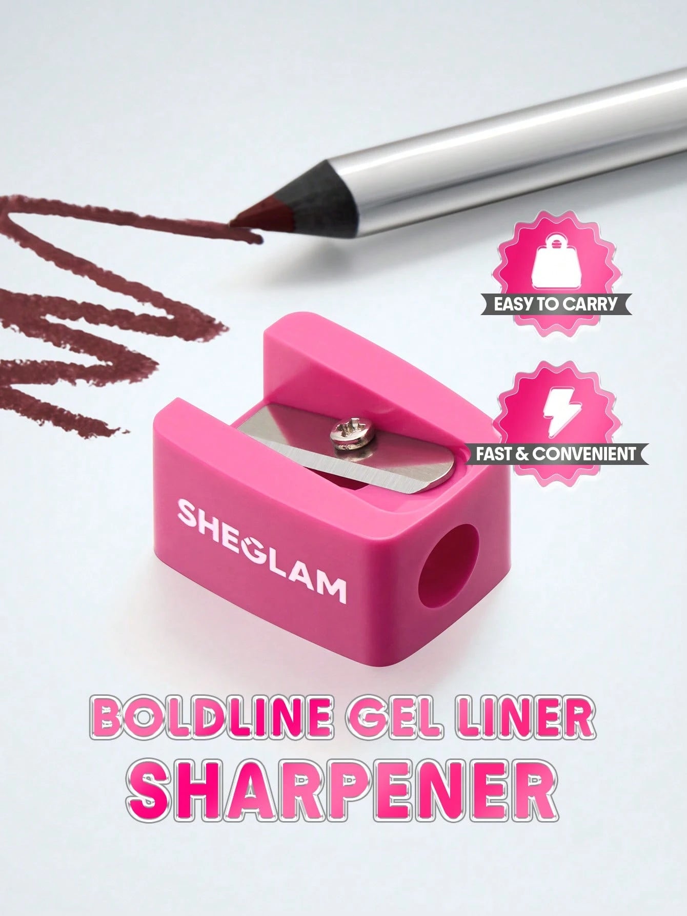 SHEGLAM Boldline Gel Liner Sharpener Brand Beauty Cosmetic Makeup For Women And Girls