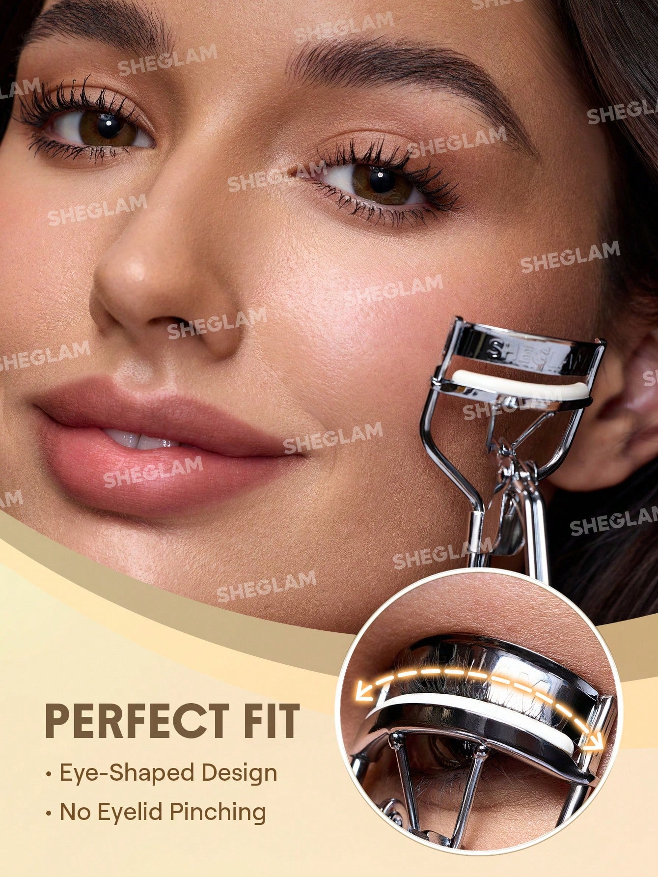 SHEGLAM Made For Me Eyelash Curler Brand Beauty Cosmetic Makeup For Women And Girls