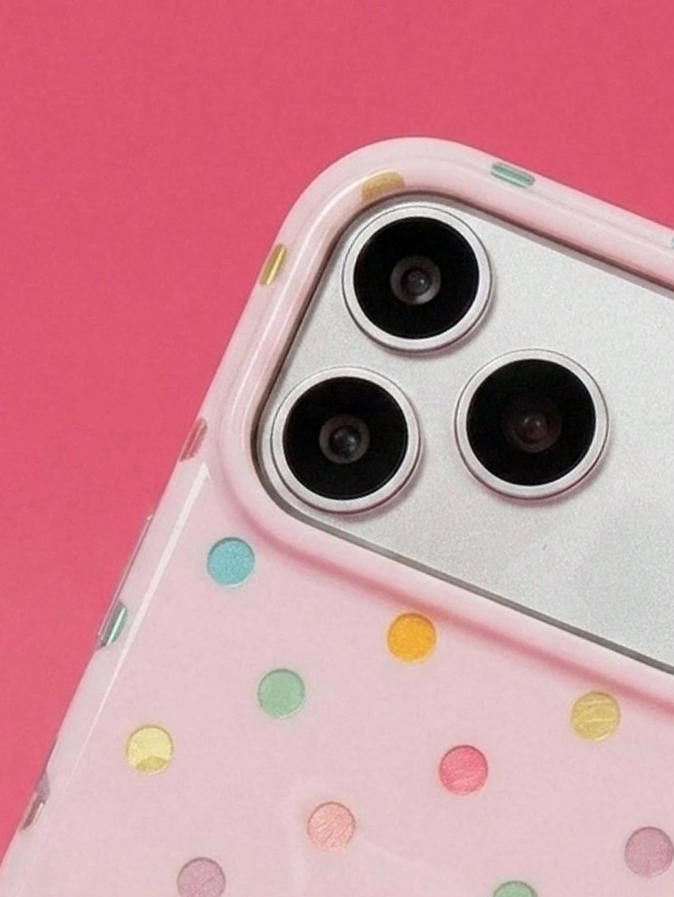 ShellaStory Cute Colorful Polka Dot Glacier Texture Soft Phone Case Compatible With IPhone 17 Pro Max, 17 Pro, 17 Air, 17, 12, 13, 14, 15, 16 Pro Max, 14 Plus, 15 Plus, 16 Plus, 11, 17, 16, 15, 14, 13