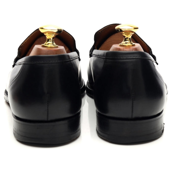 Shipton & Heneage 'Arundel' Black Leather Loafers UK 8 E