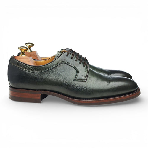 'Skye' Olive Green Grain Leather Debry UK 7.5 F