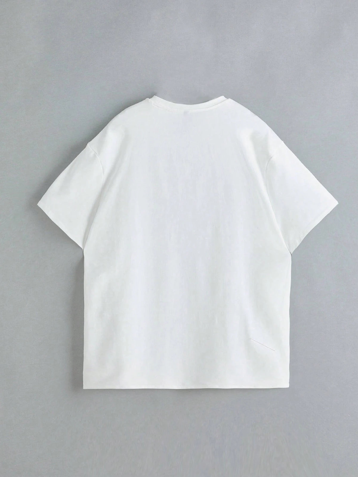 Slaydiva Casual Minimalist Round Neck Short Sleeve Loose T-Shirt For Women, Suitable For Street, Hip Hop Portrait Print, Suitable For Black Hip Hop