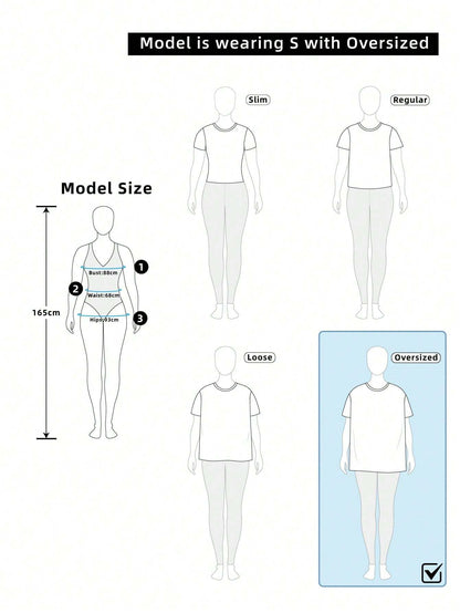Slaydiva Women's Casual Street Wear Loose Drop Shoulder Gathered Waist T-Shirt, All White,Summer Top Everyday Daytime