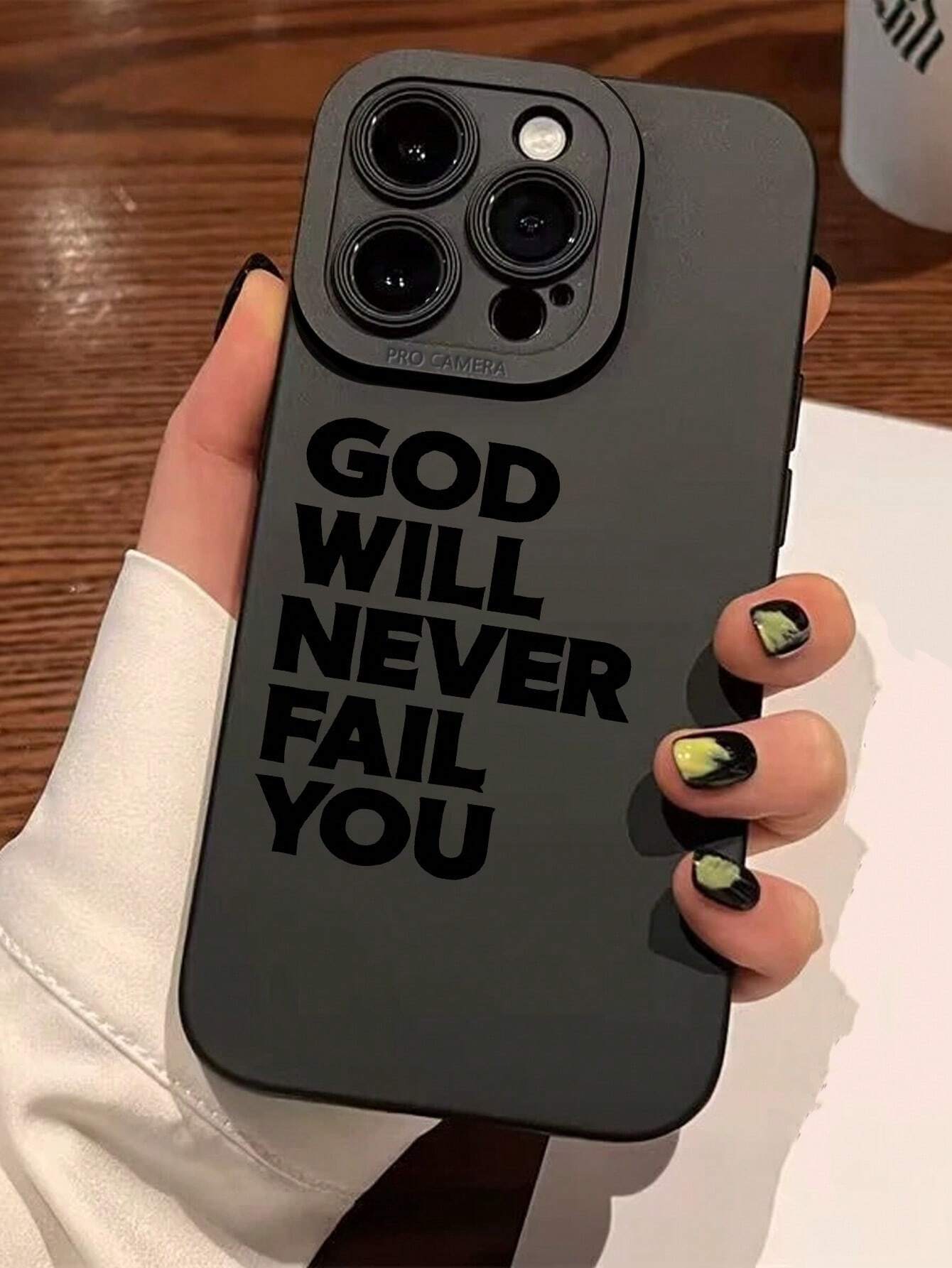 Slogan Pattern Liquid Silicone Phone Case, Full Protection, Shockproof And Anti-Drop, TPU Soft Material, Compatible With IPhone 11/12/13/14/15/15 Pro/15 Plus/15 Pro Max/7 Plus/8 Plus/X/Xs Max/Xr/11 Pr