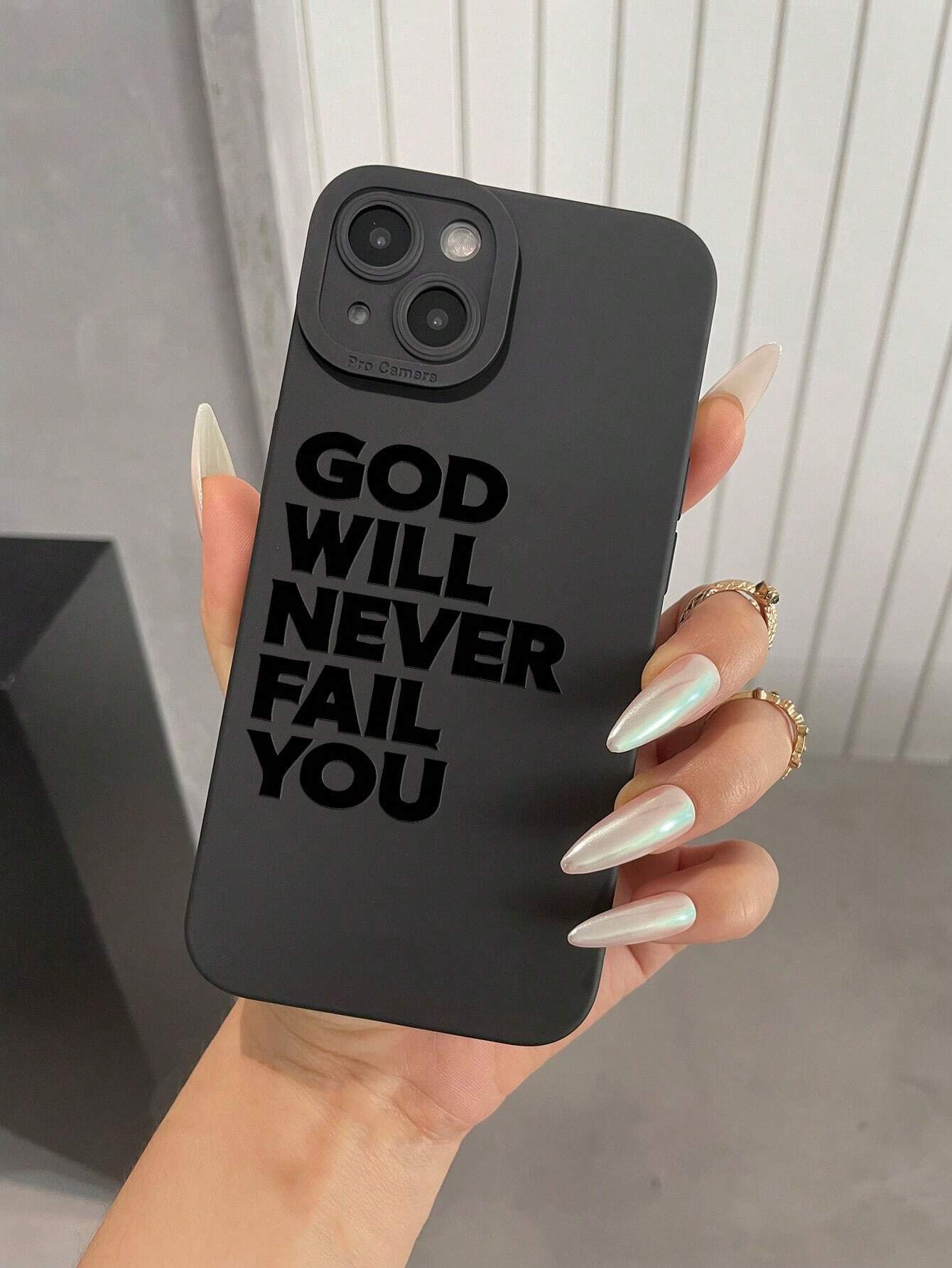 Slogan Pattern Liquid Silicone Phone Case, Full Protection, Shockproof And Anti-Drop, TPU Soft Material, Compatible With IPhone 11/12/13/14/15/15 Pro/15 Plus/15 Pro Max/7 Plus/8 Plus/X/Xs Max/Xr/11 Pr