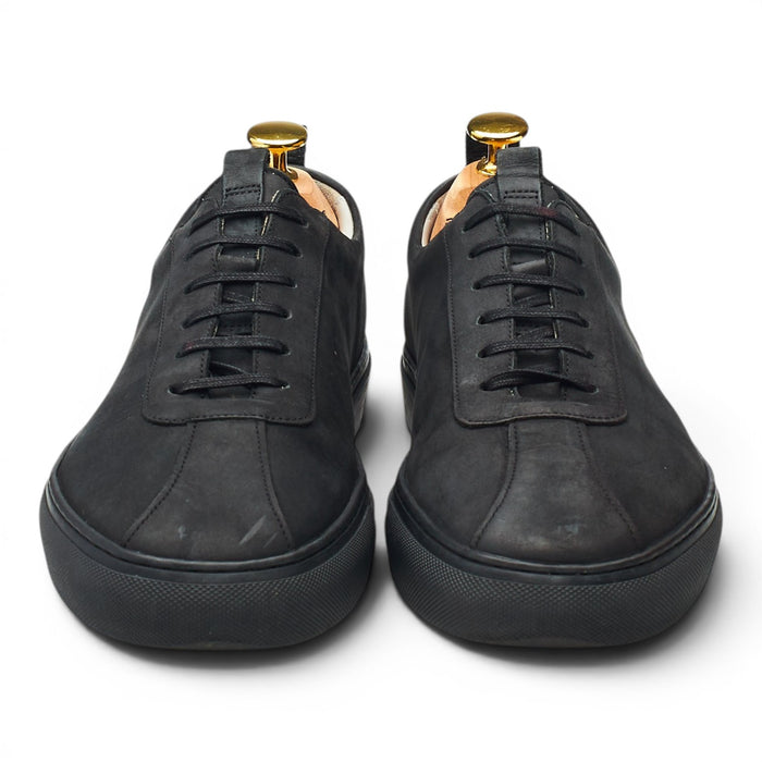 'Sneaker 1' Black Nubuck Sneakers UK 8 G