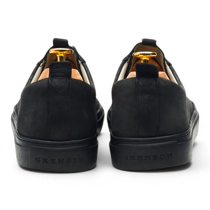 'Sneaker 1' Black Nubuck Sneakers UK 8 G