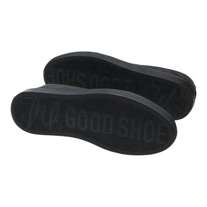 'Sneaker 1' Black Nubuck Sneakers UK 8 G
