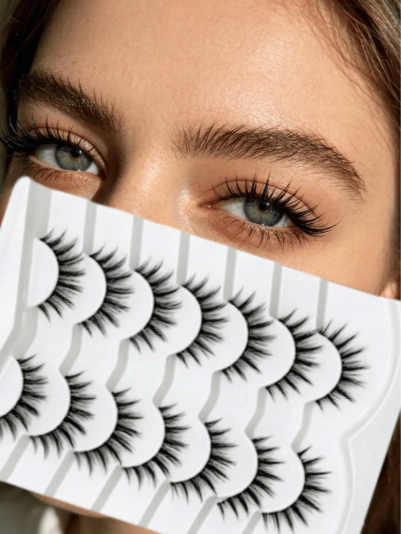 Soft Hybrid Volume Thai Makeup Lashes Natural Bushy Not Too Heavy Faux Mink Eyelashes Daily Travel Party Multipack