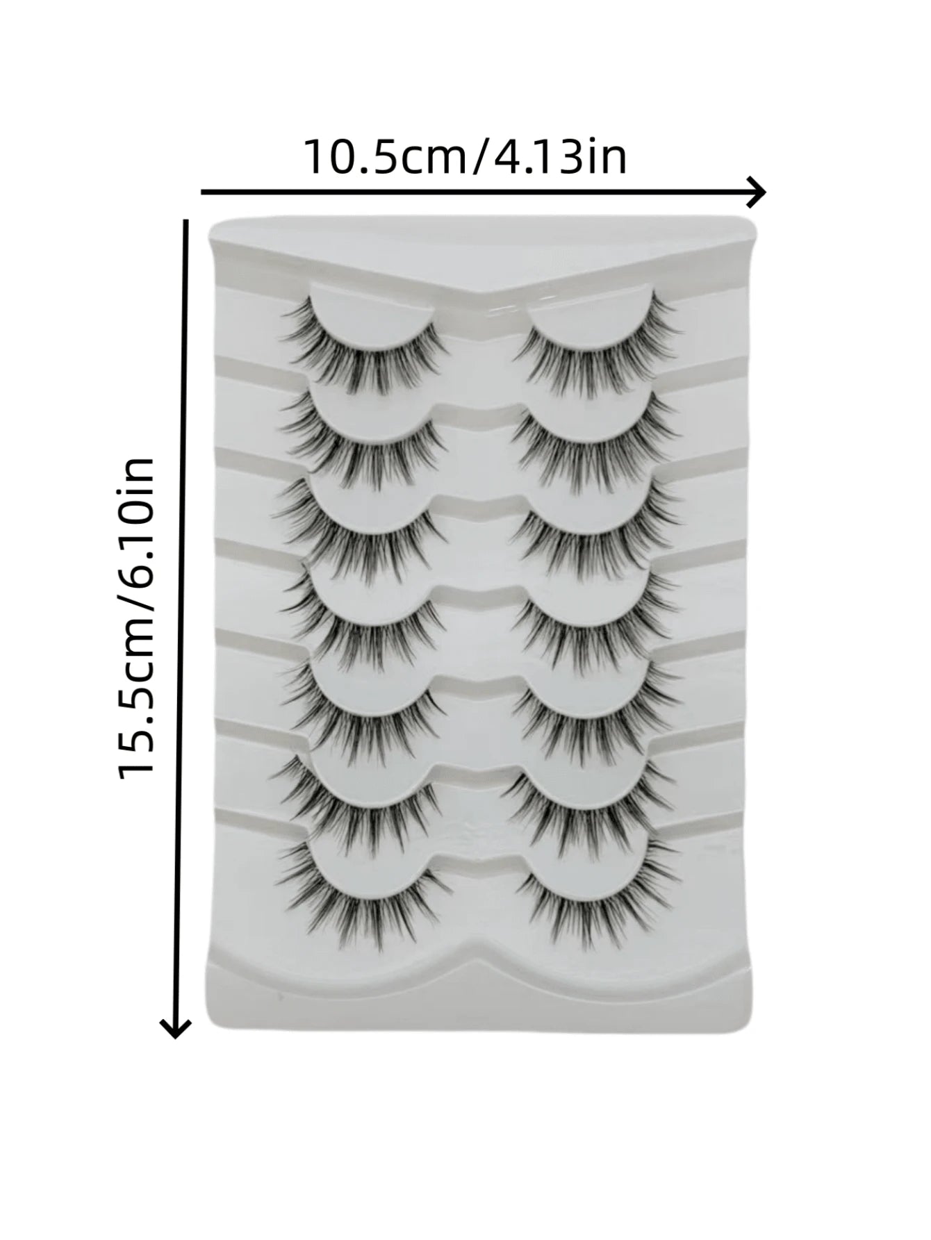 Soft Hybrid Volume Thai Makeup Lashes Natural Bushy Not Too Heavy Faux Mink Eyelashes Daily Travel Party Multipack