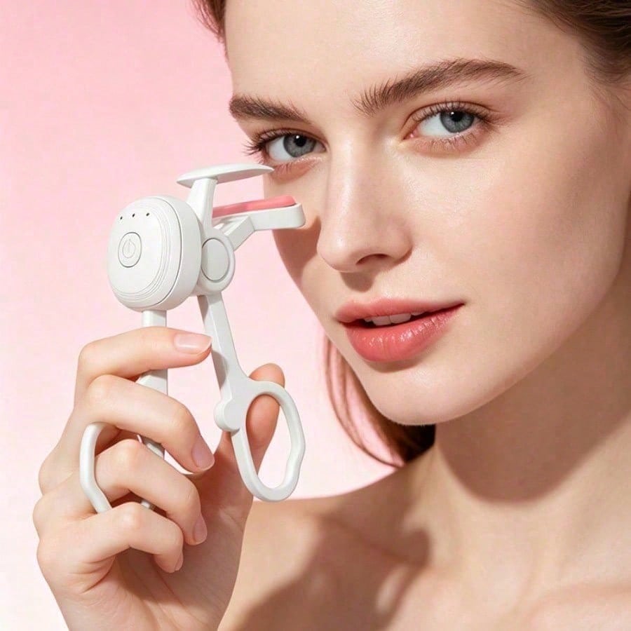 SOKANY Portable Electric Eyelash Curler, Smart Temperature Control Eyelash Curler, Dual-Speed Heating In 10 Seconds, Long-Lasting Curl Without Damaging Eyelashes, Suitable For Makeup Beginners, Office