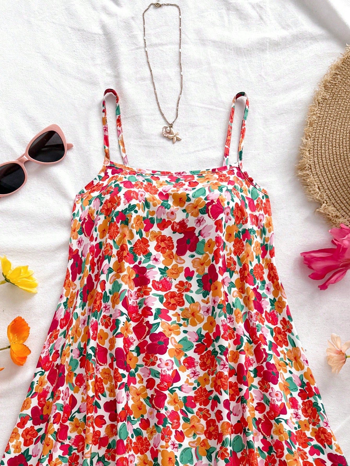 Soleia Women's Floral Printed Cami Dress