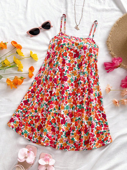 Soleia Women's Floral Printed Cami Dress