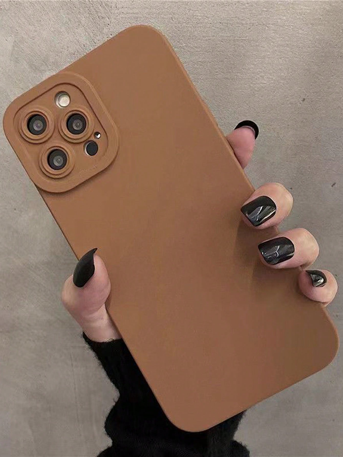 Solid Color Silicone Shockproof 1pc Angel Eye Full Coverage Shock-Resistant Silicone Phone Case Compatible With IPhone 16/15 Pro Max/14/13/11, Compatible With Galaxy, Compatible With Vivo, Compatible