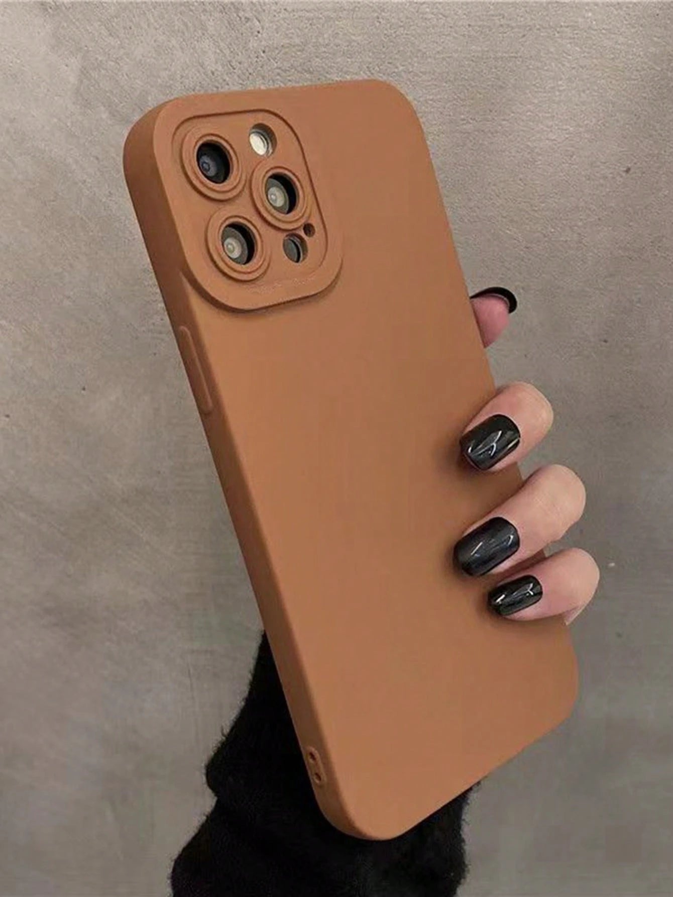Solid Color Silicone Shockproof 1pc Angel Eye Full Coverage Shock-Resistant Silicone Phone Case Compatible With IPhone 16/15 Pro Max/14/13/11, Compatible With Galaxy, Compatible With Vivo, Compatible