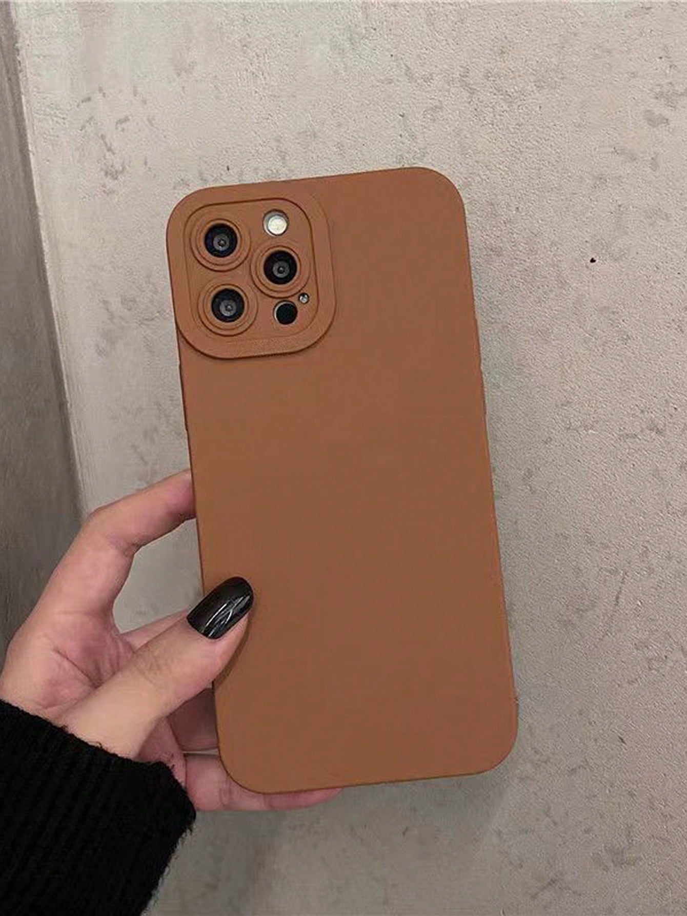 Solid Color Silicone Shockproof 1pc Angel Eye Full Coverage Shock-Resistant Silicone Phone Case Compatible With IPhone 16/15 Pro Max/14/13/11, Compatible With Galaxy, Compatible With Vivo, Compatible