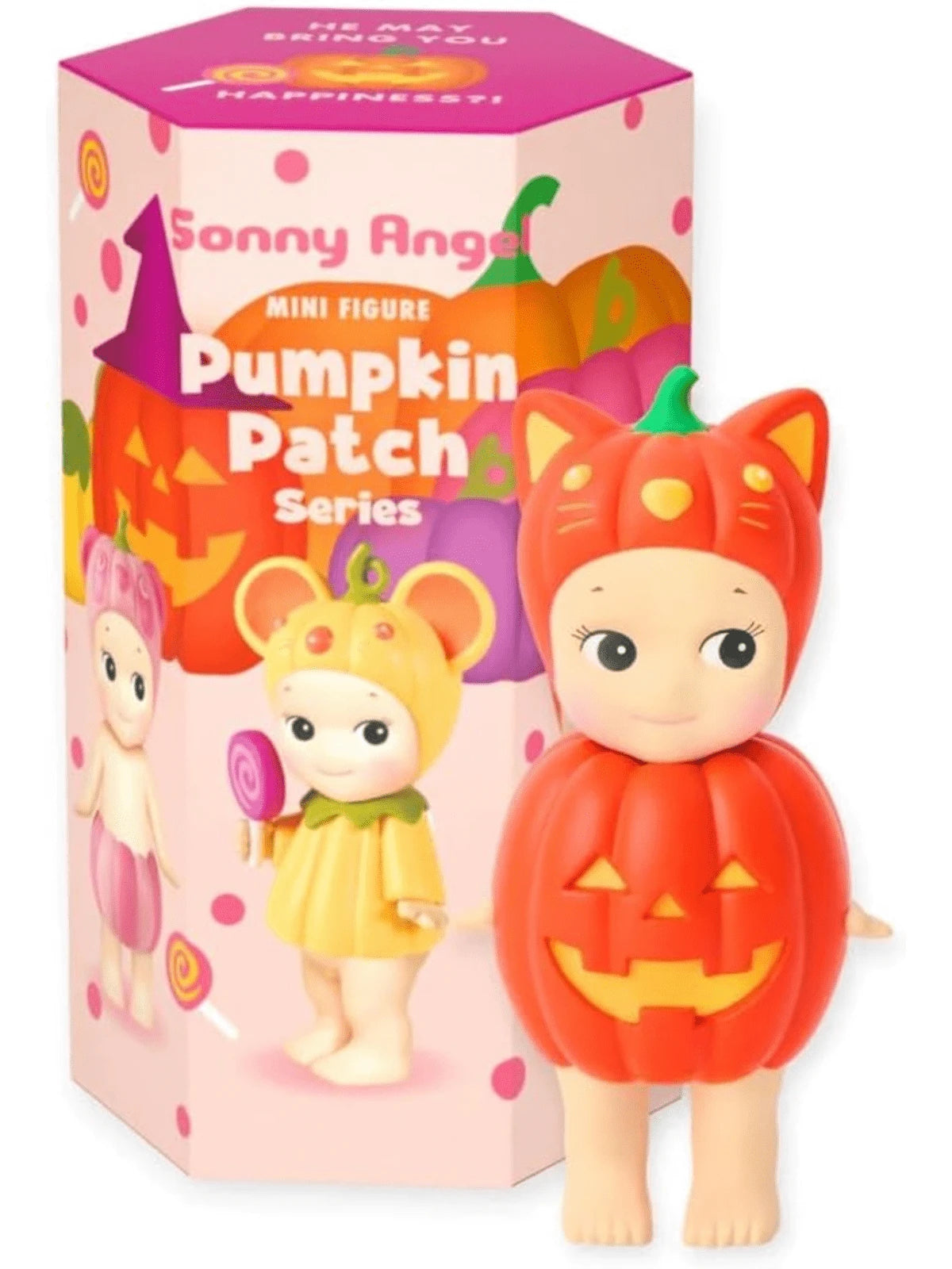 Sonny Angel Pumpkin Patch Series- 1 Sealed Blind Box- Original Limited Edition Mini Figure- One Assorted