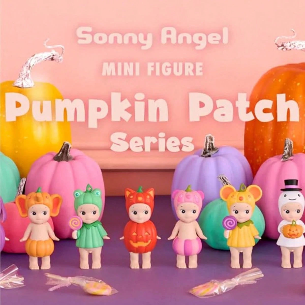 Sonny Angel Pumpkin Patch Series- 1 Sealed Blind Box- Original Limited Edition Mini Figure- One Assorted