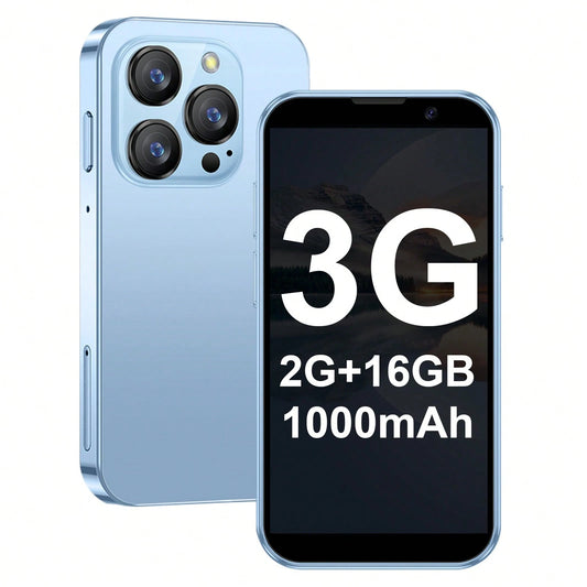 SOYES [Mini Smartphone ] Mini Phone| 3.0 Inch HD Touch Screen, Android Phone For Students, Quad Core, Face Recognition, 2GB+16GB- Best Gift, Holiday & Birthday (Blue/Black/Pink).Phone Camera.Hall