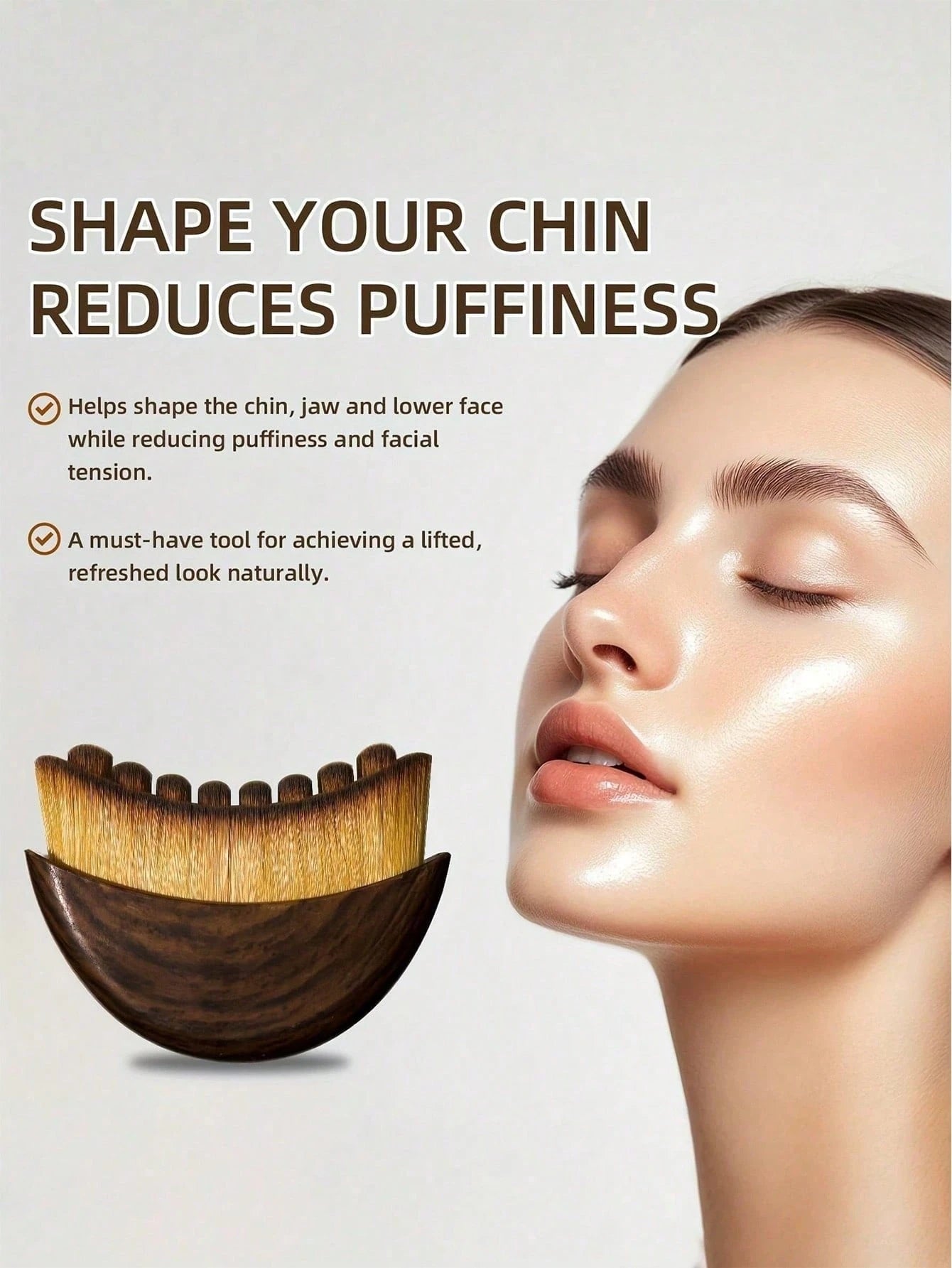 Stainless Steel Gua Sha Tool, Professional Metal Facial Massager For Face, Jawline, Neck Sculpting And Lymphatic Drainage