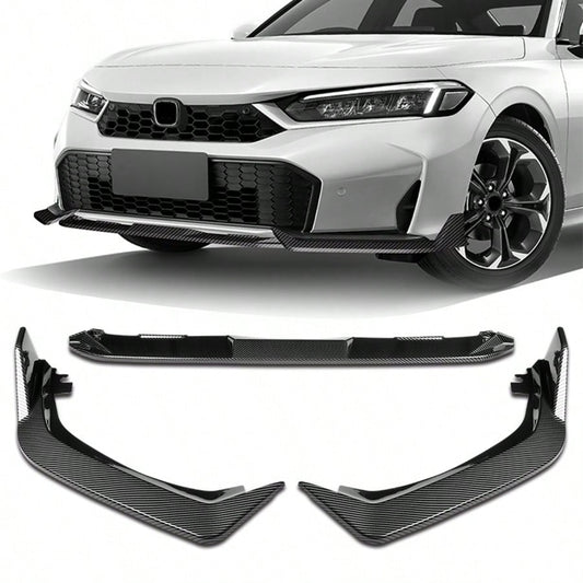 Stay Tuned Performance For 2025- 2026 Hondas' Civic Sedan Hatchback Front Bumper Lip Spoiler Air Chin Body Splitter Kit