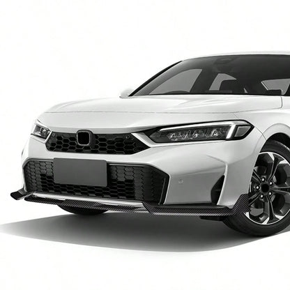 Stay Tuned Performance For 2025- 2026 Hondas' Civic Sedan Hatchback Front Bumper Lip Spoiler Air Chin Body Splitter Kit