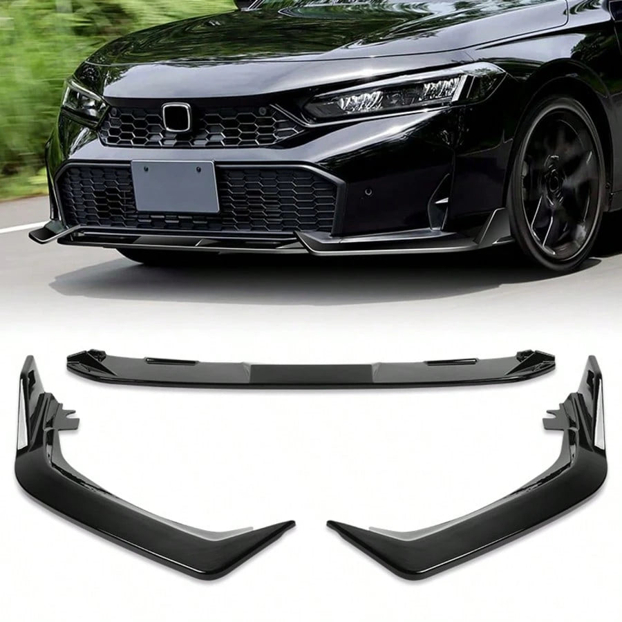Stay Tuned Performance For 2025- 2026 Hondas' Civic Sedan Hatchback Front Bumper Lip Spoiler Air Chin Body Splitter Kit