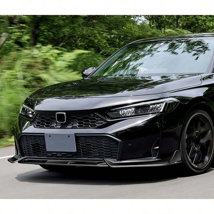 Stay Tuned Performance For 2025- 2026 Hondas' Civic Sedan Hatchback Front Bumper Lip Spoiler Air Chin Body Splitter Kit