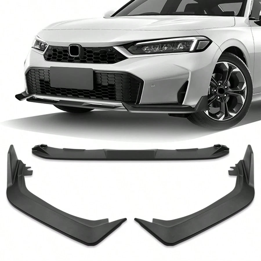 Stay Tuned Performance For 2025- 2026 Hondas' Civic Sedan Hatchback Front Bumper Lip Spoiler Air Chin Body Splitter Kit