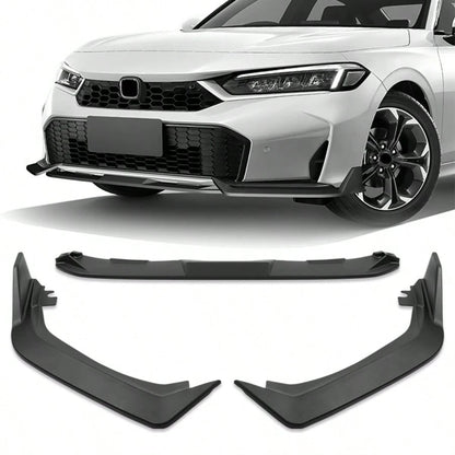 Stay Tuned Performance For 2025- 2026 Hondas' Civic Sedan Hatchback Front Bumper Lip Spoiler Air Chin Body Splitter Kit