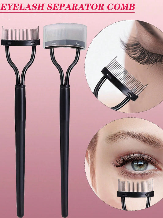 Steel Needle Eyebrow Brush Eyelash Separator Tools, Eyelash Extension Planting Tool, Women Eyelash Makeup Set With Hypoallergenic Eyelash Mascara Applicator, For Perfect Lashes, Eyebrow Brush, Eyeshad