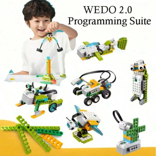 STEM Wedo 2.0- 280pcs Educational STEM Toy, Programmable Robot Building Blocks For Kids, Suitable For Boys And Girls, Creative Activity Game Set, Children Toys, Birthday Gift