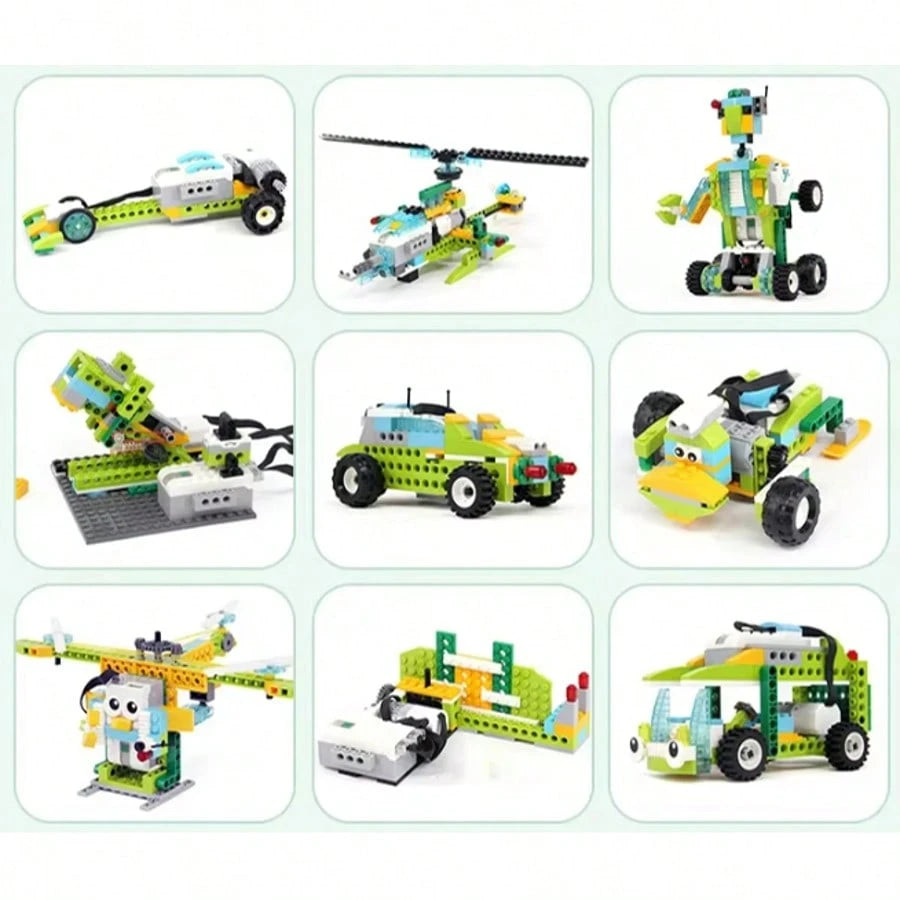 STEM Wedo 2.0- 280pcs Educational STEM Toy, Programmable Robot Building Blocks For Kids, Suitable For Boys And Girls, Creative Activity Game Set, Children Toys, Birthday Gift