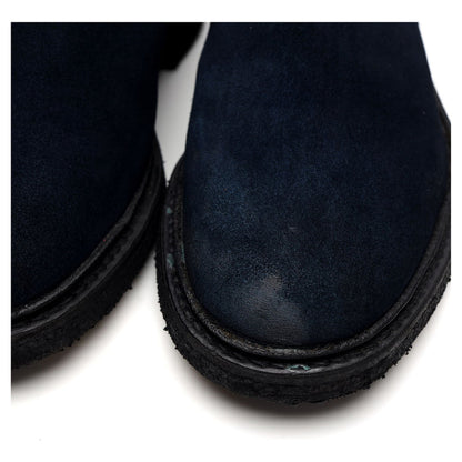 'Stephen' Navy Blue Suede Chelsea Boot UK 8