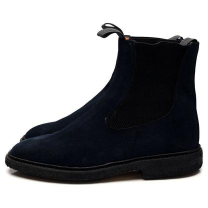 'Stephen' Navy Blue Suede Chelsea Boot UK 8