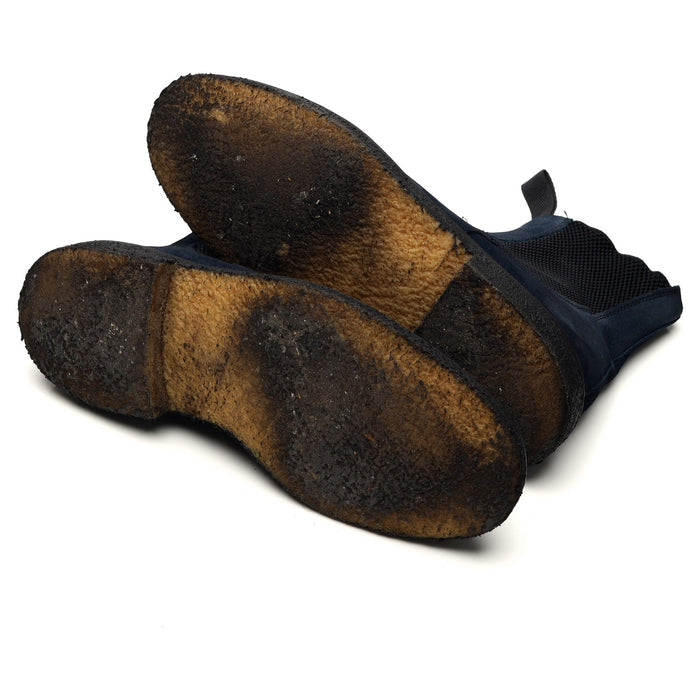 'Stephen' Navy Blue Suede Chelsea Boot UK 8