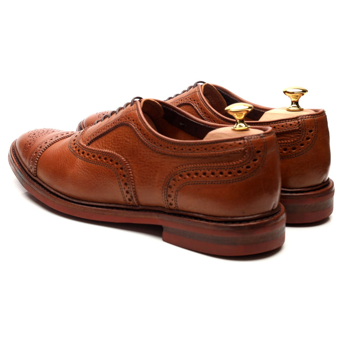 'Strandmok' Tan Brown Leather Oxford Brogues UK 11 US 11.5 D