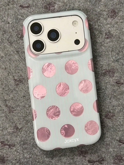 Stylish Minimalist Stripes Polka Dot Pattern Phone Case Compatible With IPhone 17 Pro Max 17 Pro 17 16 Pro Max 15 14 13 12 Pro Max Lens Protection Back Cover