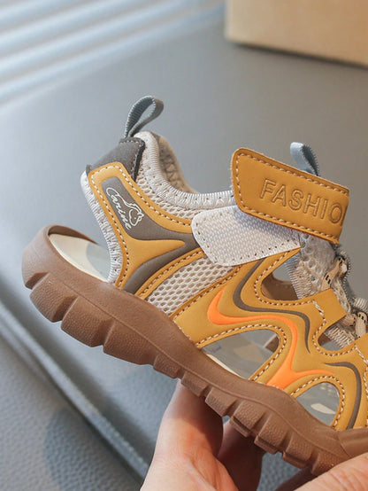 Summer Closed-Toe Soft Sole Casual Fashion Versatile Beach Sandals Breathable Outdoor Campus Travel Seaside