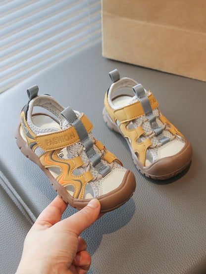 Summer Closed-Toe Soft Sole Casual Fashion Versatile Beach Sandals Breathable Outdoor Campus Travel Seaside