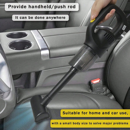 Super Handheld Vacuum Cleaner| Cordless Rechargeable, Lightweight Portable, Strong Suction, High Efficiency, Home & Car Use