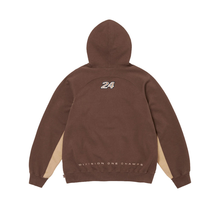 Supreme Division Hooded Sweatshirt Brown